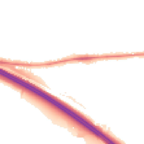 Night-time road noise heatmap for ME17 1GN