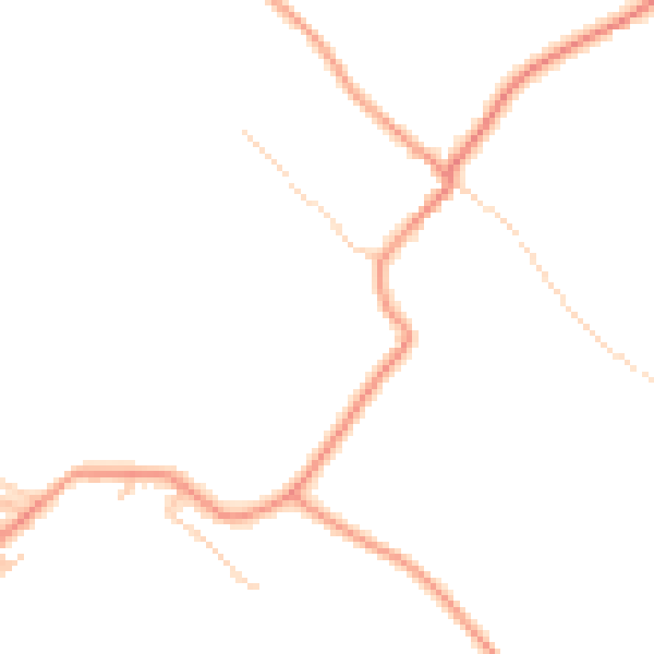 Daytime road noise heatmap for ME17 1HW
