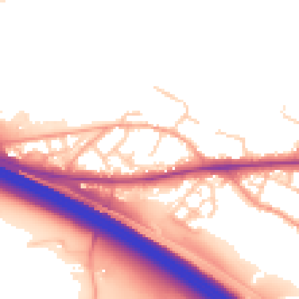 Daytime road noise heatmap for ME17 1JE