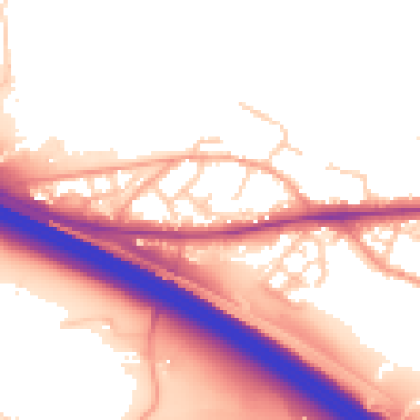 Daytime road noise heatmap for ME17 1JH