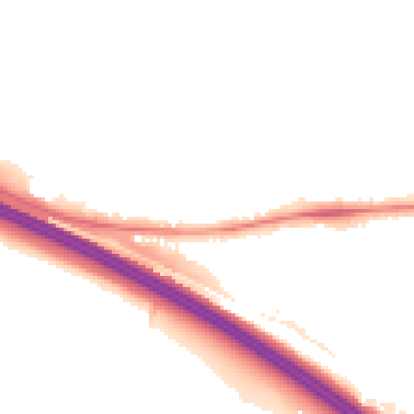 Night-time road noise heatmap for ME17 1JH