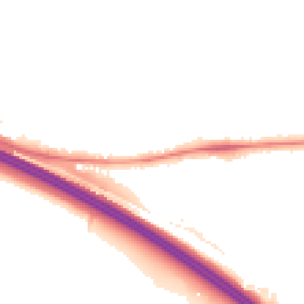 Night-time road noise heatmap for ME17 1JQ