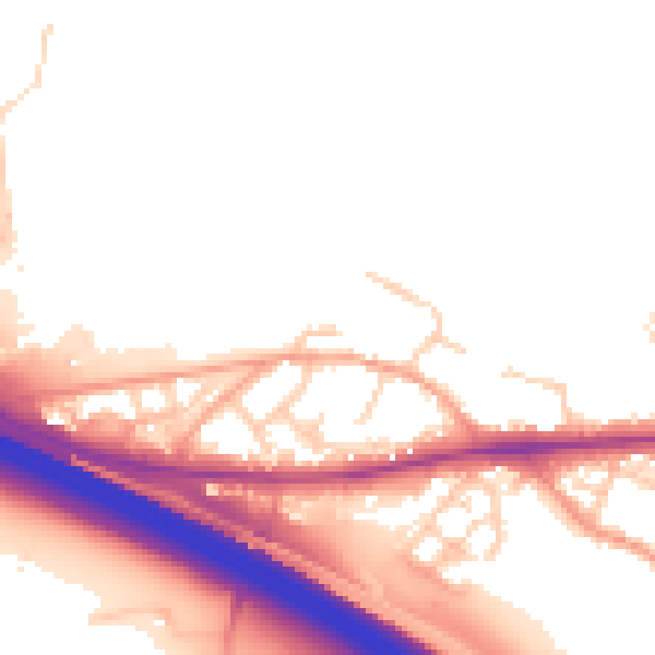 Daytime road noise heatmap for ME17 1JT