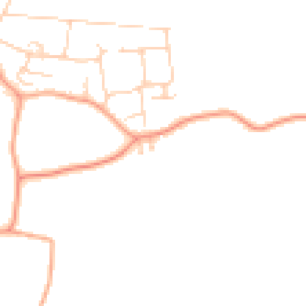 Daytime road noise heatmap for ME17 1JY