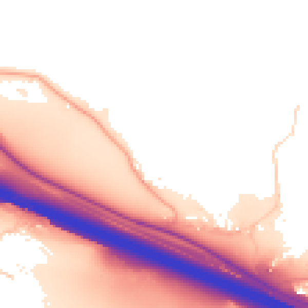 Daytime road noise heatmap for ME17 1LD