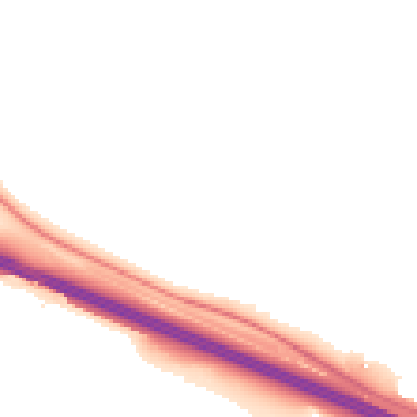 Night-time road noise heatmap for ME17 1LD