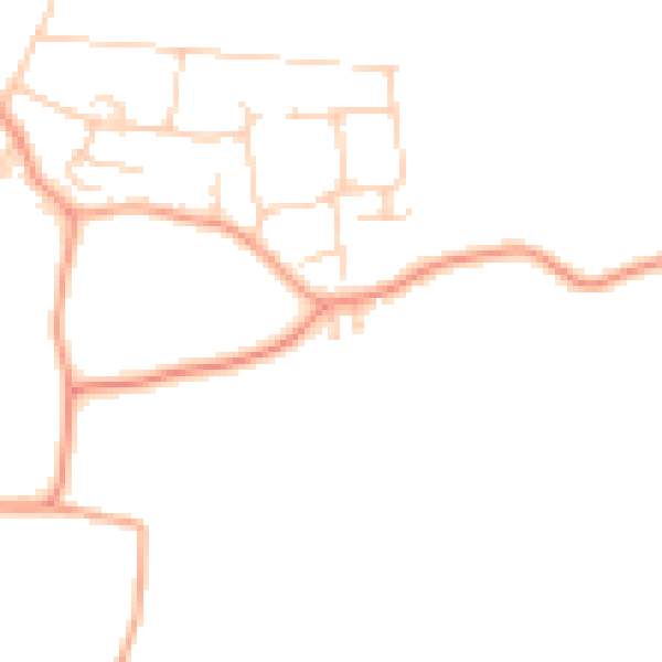 Daytime road noise heatmap for ME17 1LW