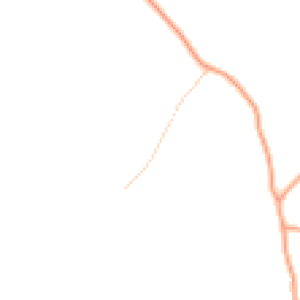 Daytime road noise heatmap for ME17 1NS