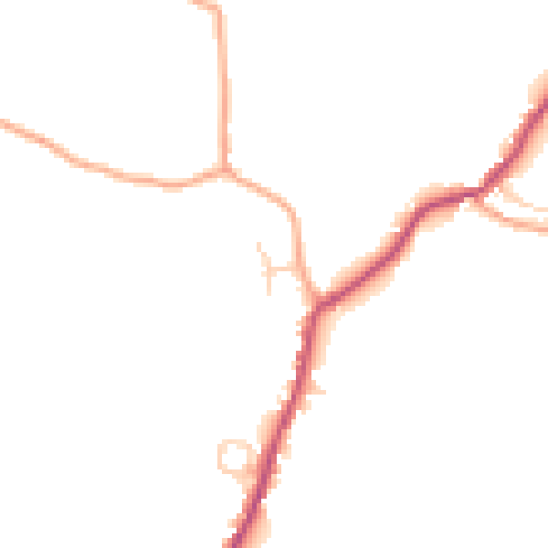 Daytime road noise heatmap for ME17 1RA