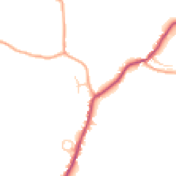 Daytime road noise heatmap for ME17 1RS