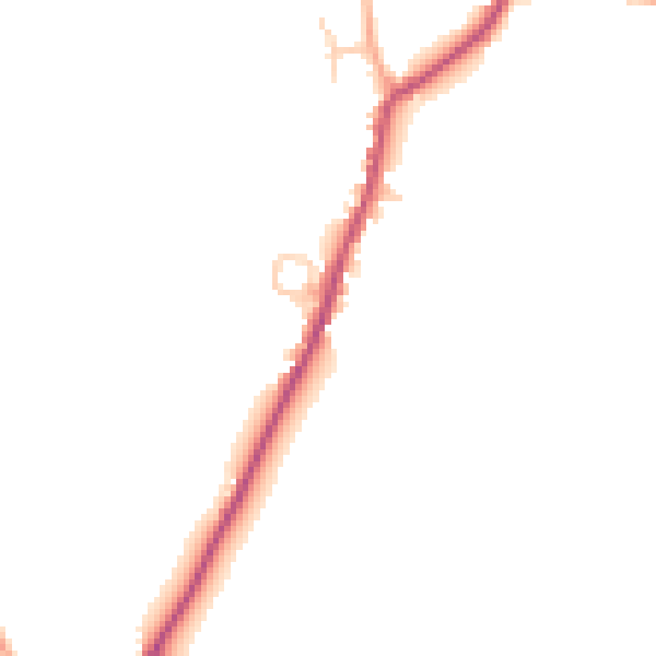 Daytime road noise heatmap for ME17 1SJ