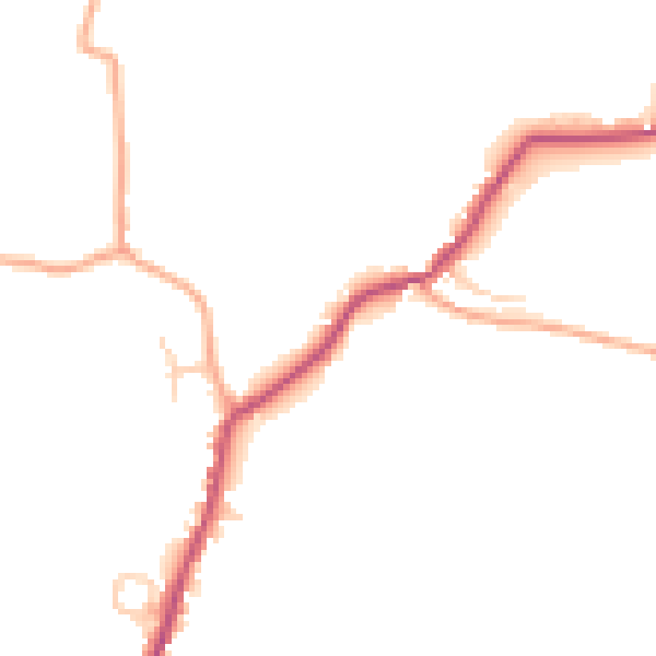 Daytime road noise heatmap for ME17 1TL