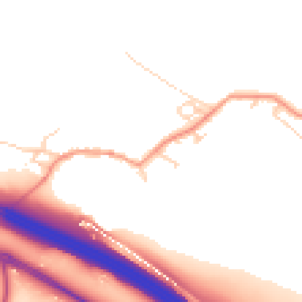 Daytime road noise heatmap for ME17 1TN