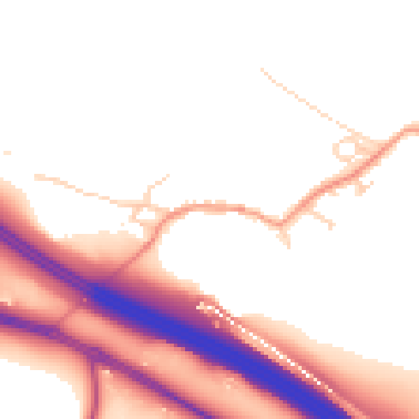 Daytime road noise heatmap for ME17 1TR