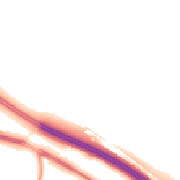 Night-time road noise heatmap for ME17 1TR