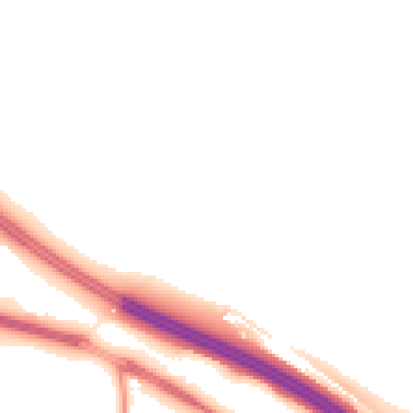 Night-time road noise heatmap for ME17 1TU