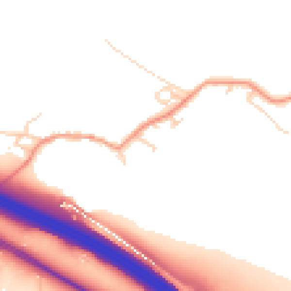 Daytime road noise heatmap for ME17 1TZ