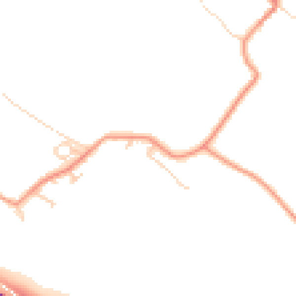 Daytime road noise heatmap for ME17 1UD