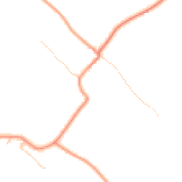 Daytime road noise heatmap for ME17 1UJ