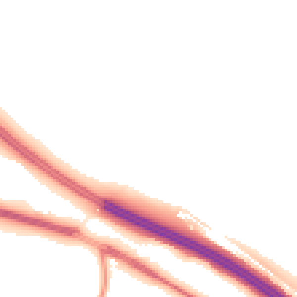 Night-time road noise heatmap for ME17 1UU