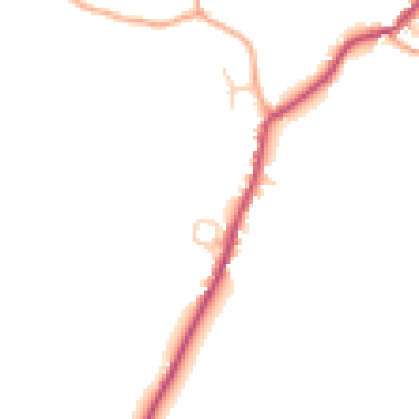 Daytime road noise heatmap for ME17 1WL