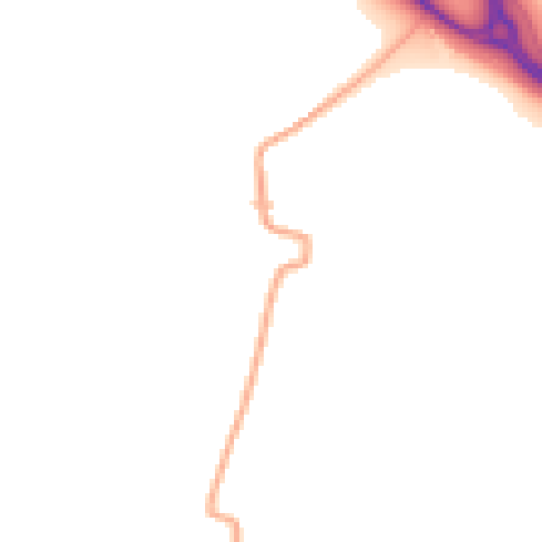 Daytime road noise heatmap for ME17 1XD