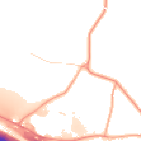 Daytime road noise heatmap for ME17 2DZ