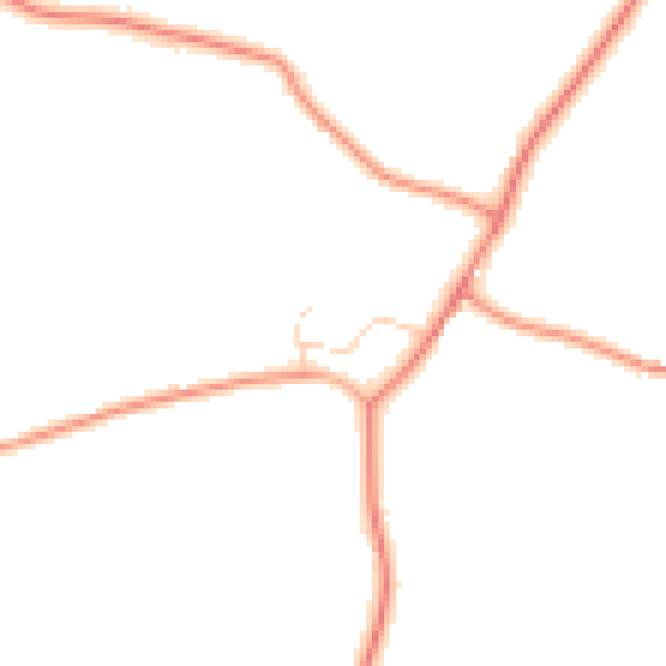 Daytime road noise heatmap for ME17 2EF