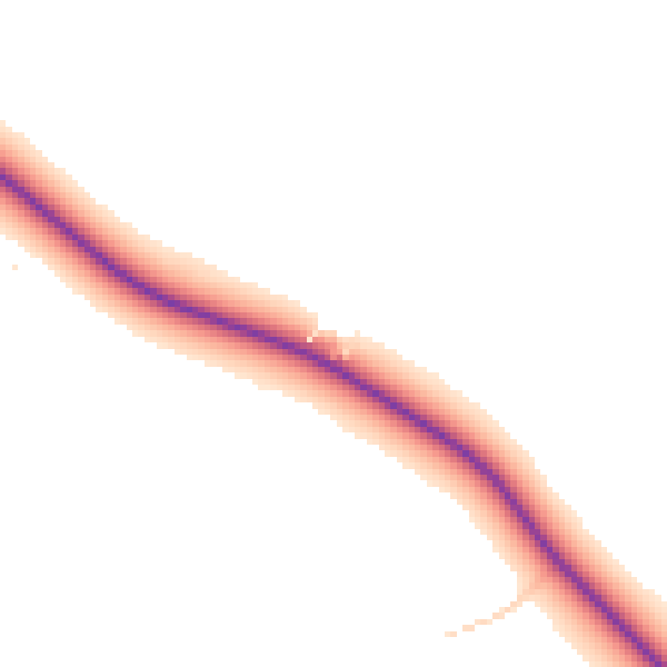 Daytime road noise heatmap for ME17 2JF