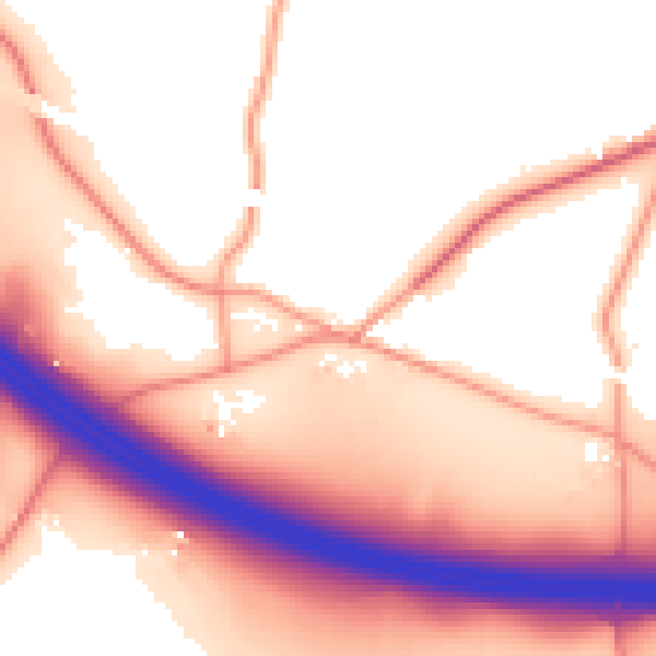 Daytime road noise heatmap for ME17 2NA