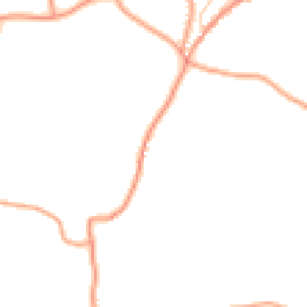 Daytime road noise heatmap for ME17 2NJ