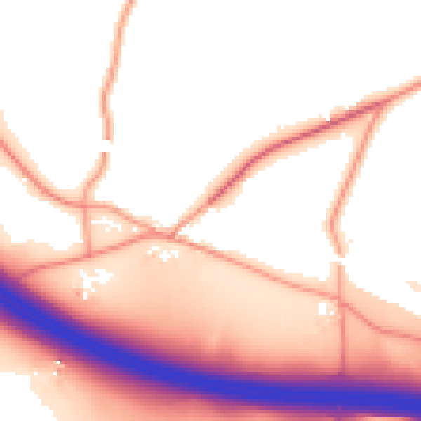 Daytime road noise heatmap for ME17 2PD