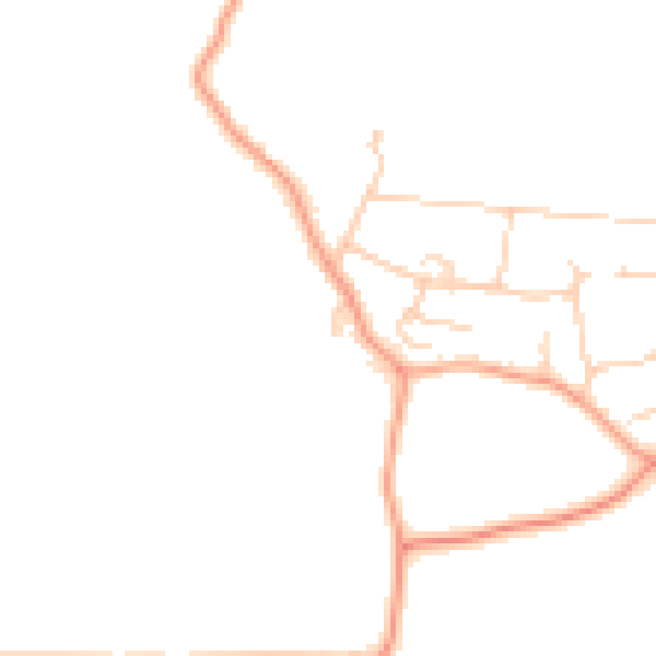 Daytime road noise heatmap for ME17 3BF