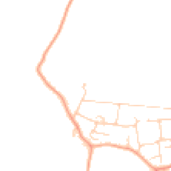 Daytime road noise heatmap for ME17 3BZ