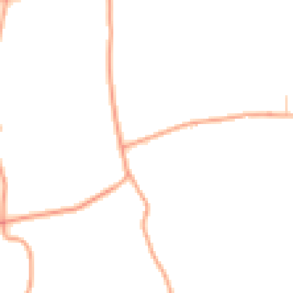 Daytime road noise heatmap for ME17 3DE