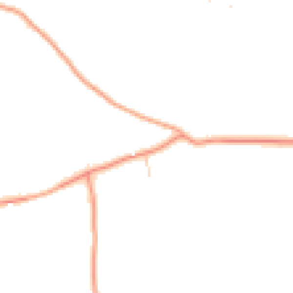 Daytime road noise heatmap for ME17 3JB