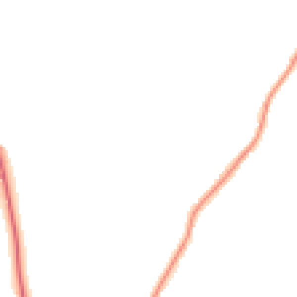Night-time road noise heatmap for ME17 3JS