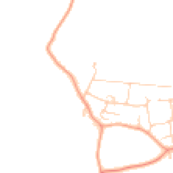 Daytime road noise heatmap for ME17 3PB