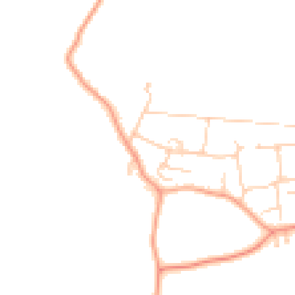 Daytime road noise heatmap for ME17 3PD