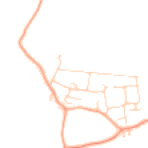 Daytime road noise heatmap for ME17 3PE