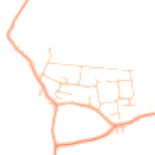 Daytime road noise heatmap for ME17 3PQ