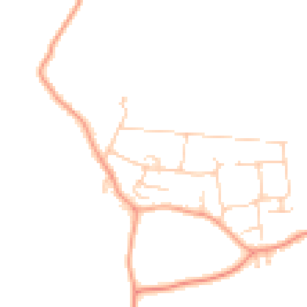 Daytime road noise heatmap for ME17 3PR