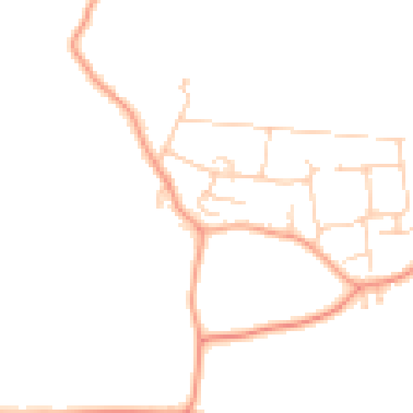 Daytime road noise heatmap for ME17 3PS