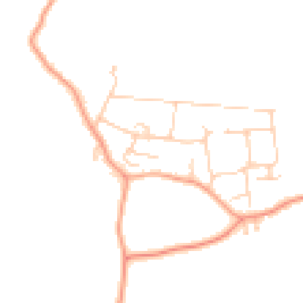 Daytime road noise heatmap for ME17 3PT