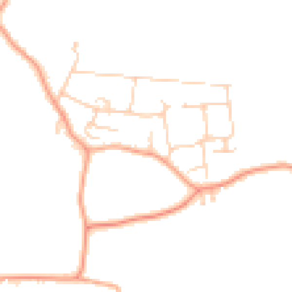 Daytime road noise heatmap for ME17 3PZ