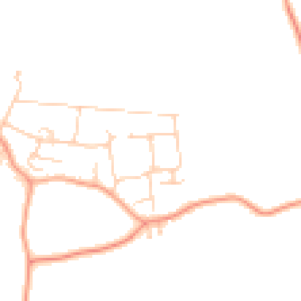 Daytime road noise heatmap for ME17 3QG