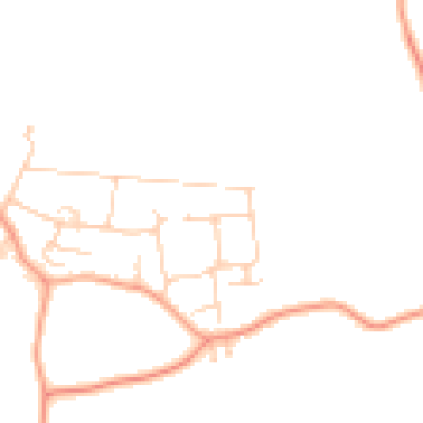 Daytime road noise heatmap for ME17 3QH