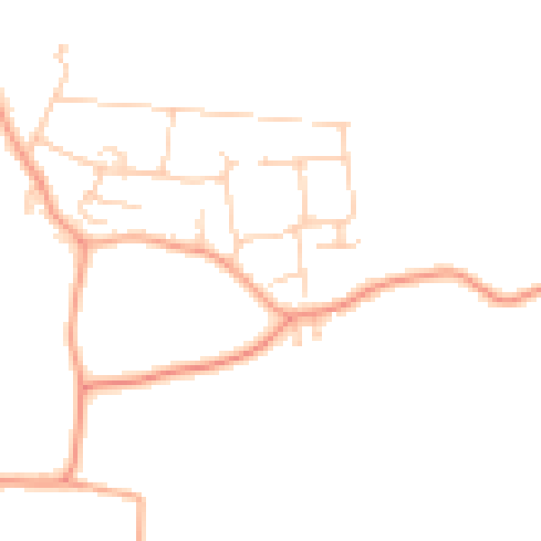 Daytime road noise heatmap for ME17 3QW