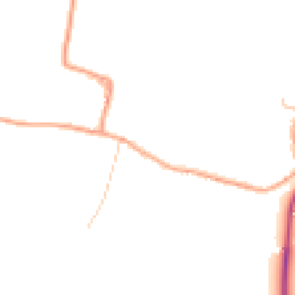 Daytime road noise heatmap for ME17 3RB
