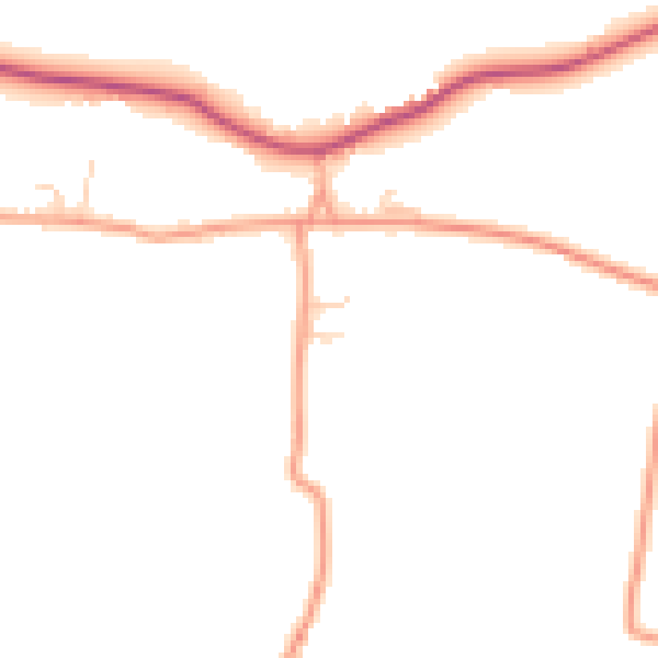 Daytime road noise heatmap for ME17 3RH